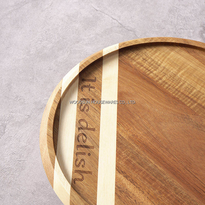 Woodsun Ein Kuchen Aus Holz Natural Acacia Wooden Wedding Cake Stand Dessert Serving Tray Display Stands Plate