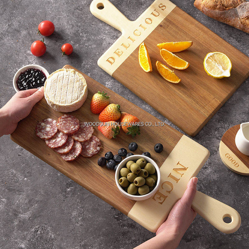 Woodsun Tabla De Servir Personalizada Dinig Serving Boards Trays for Restaurant