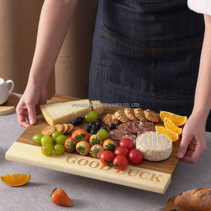 Woodsun Professional Made Custom Acacia Poplar Wood Cutting Board