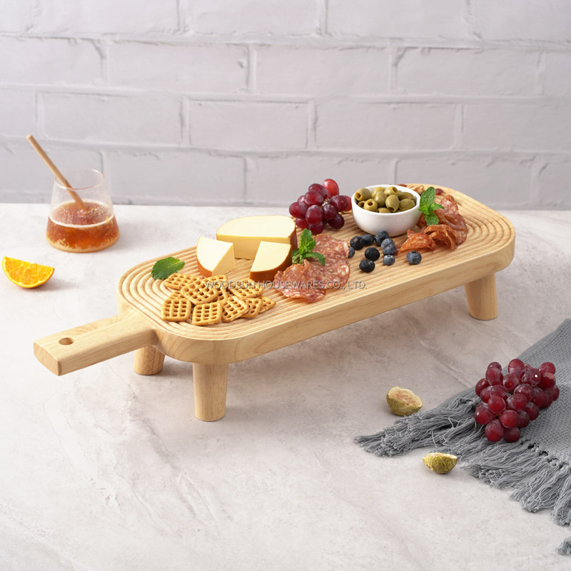 Woodsun 2025 Gift Party Wooden Charcuterie Board Serve Board Custom Serving Board