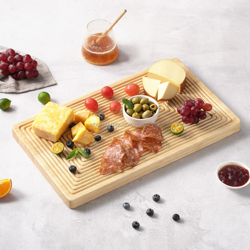 Woodsun Gift Party Multifunctional Personalized Cutting Board Custom Charcuterie Board
