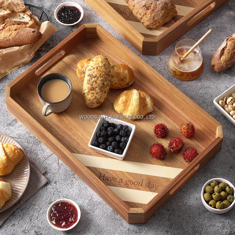 Woodsun China New Products Nordic Style Custom Serving Tray