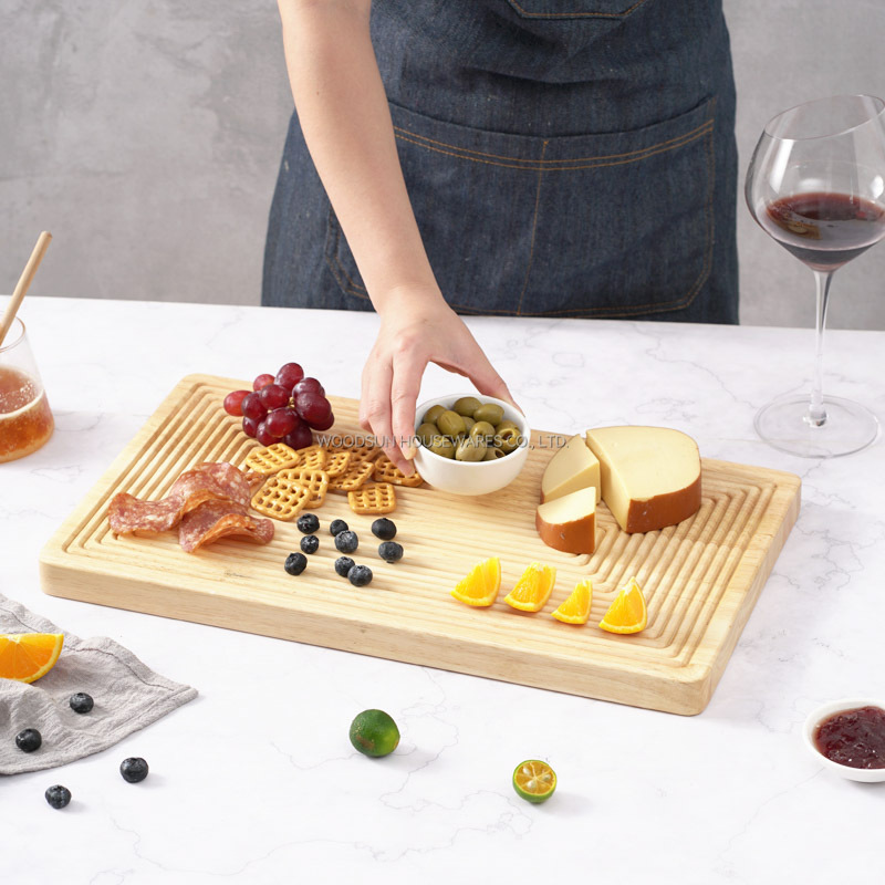 Woodsun Gift Party Multifunctional Personalized Cutting Board Custom Charcuterie Board