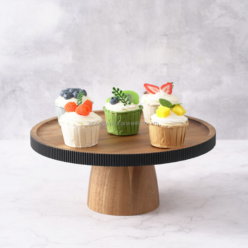 Wooden Custom Modern Cake Stand Wooden Cupcake Stand 2025