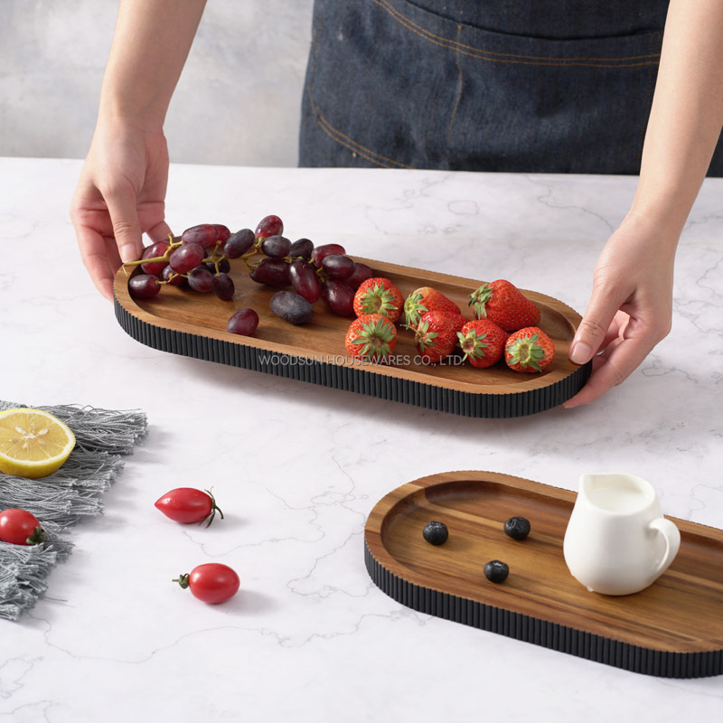 Woodsun Custom Wooden Serving Plates For Food 2024