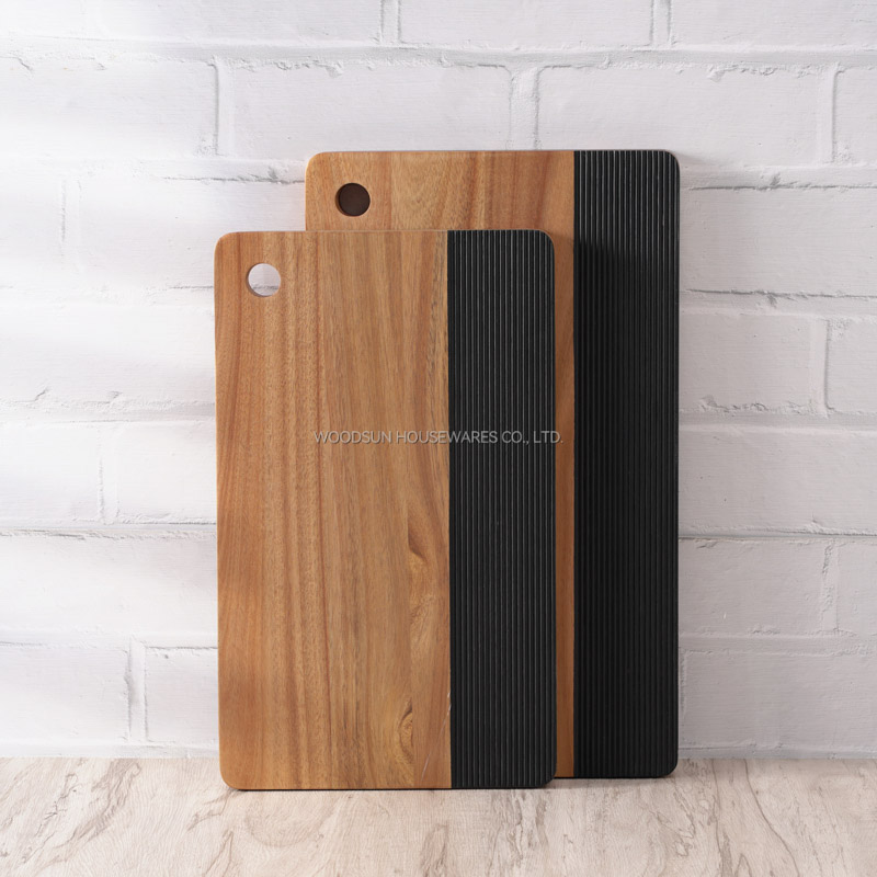 Woodsun 2025 NEW Acacia Wooden Vegetable Cutting Board Kitchen With Ring