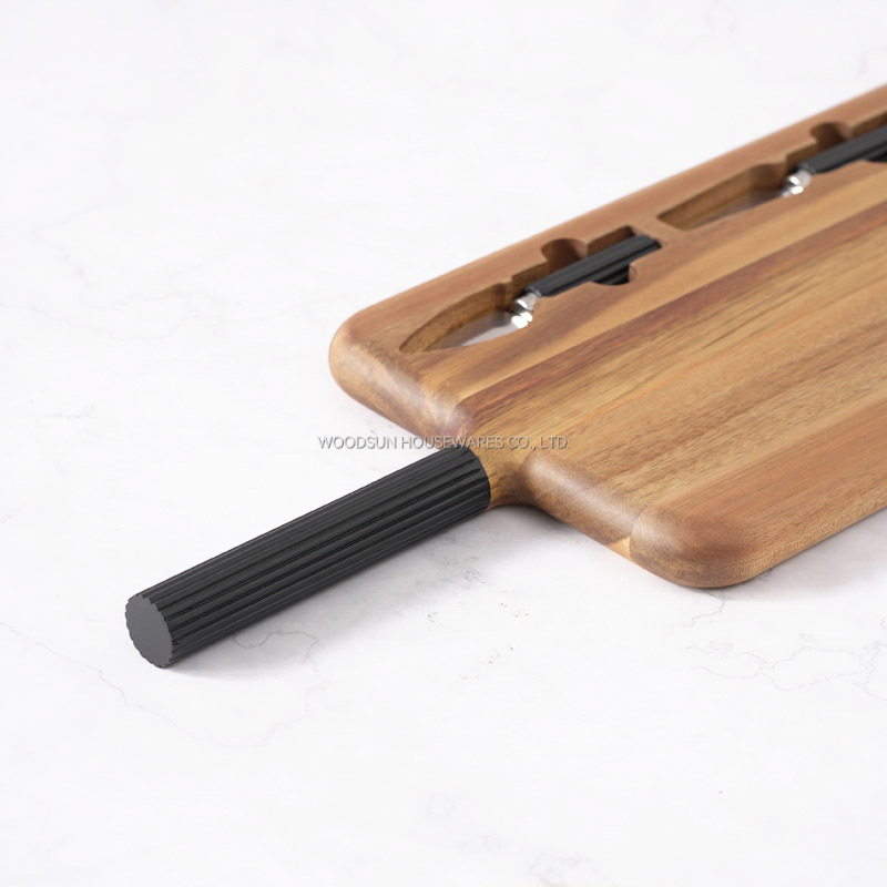 Woodsun Manufacturer 2024 Custom Made Shape Cheese Board Wooden Charcuterie Board