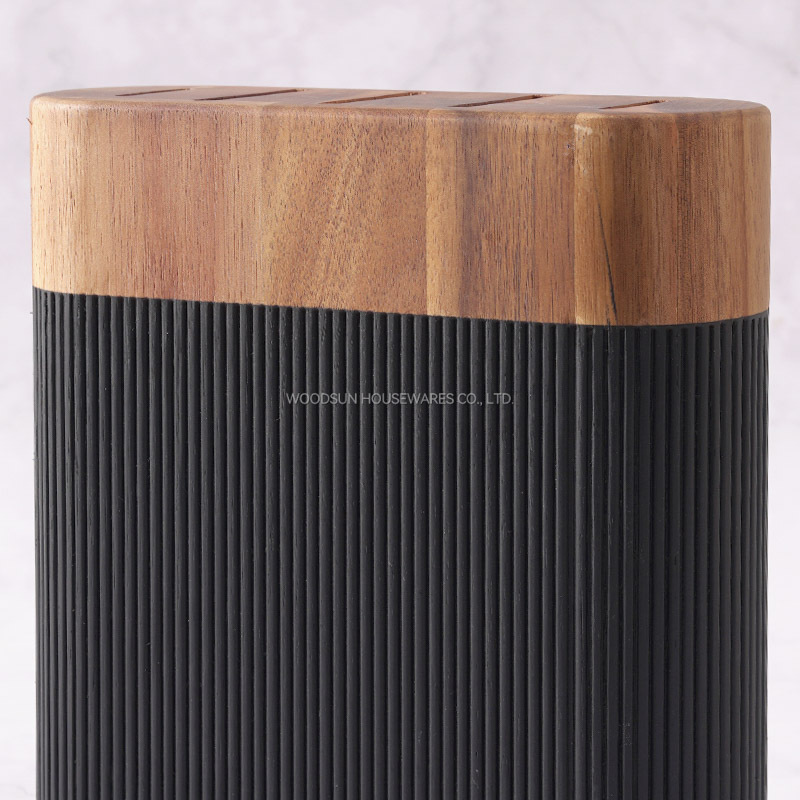 WoodSun Manufacturer Wooden Kitchen Knife Blocks Holders With Slots