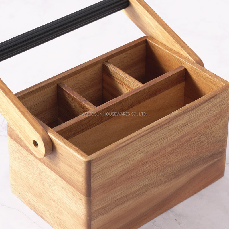 Woodsun Kitchen Utensil Holder Cutlery Fruit Baskets Wood Wholesale