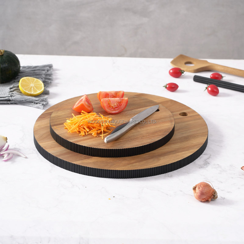 Woodsun 2025 NEW Wooden Serving Acacia Wood Cutting Board