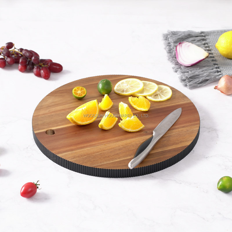 Woodsun 2025 NEW Wooden Serving Acacia Wood Cutting Board