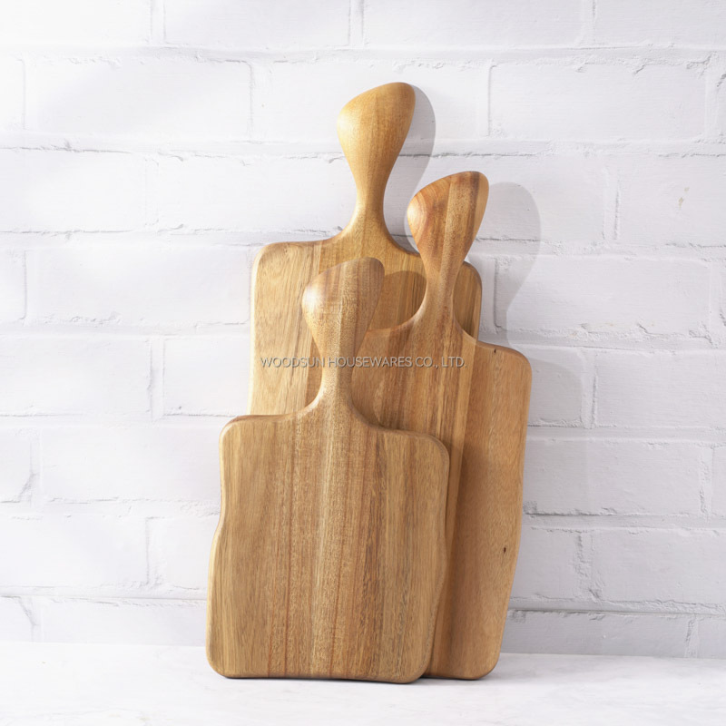 Woodsun Irregular Shape Creative Design Acacia Wood Cutting Board