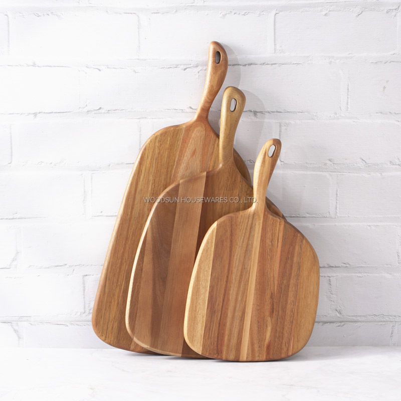 Woodsun Irregular Shape Creative Design Custom Wooden Cutting Board Kitchen Wholesale