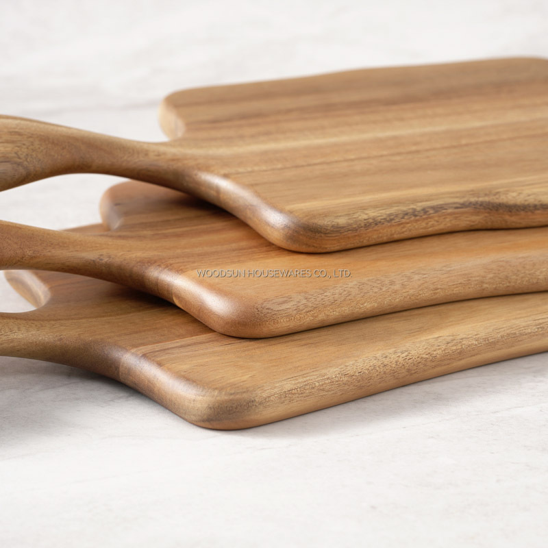 Woodsun Irregular Shape Creative Design Acacia Wood Cutting Board