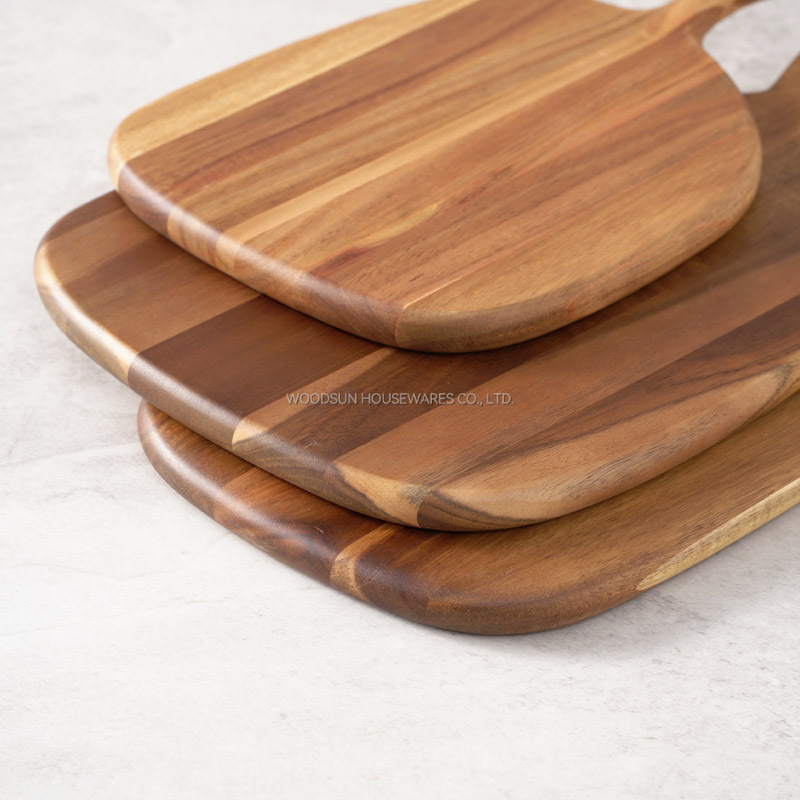 Woodsun Irregular Shape Creative Design Custom Wooden Cutting Board Kitchen Wholesale