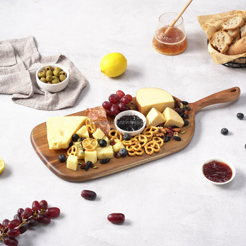 Woodsun Irregular Shape Creative Design Custom Wooden Cutting Board Kitchen Wholesale