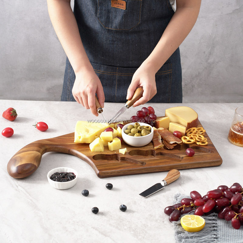 Woodsun Irregular Shape Custom WholesaleCheese Board Wood