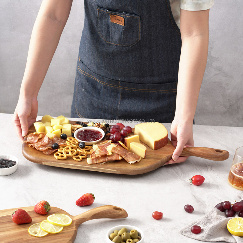 Woodsun Irregular Shape Creative Design Custom Wooden Cutting Board Kitchen Wholesale