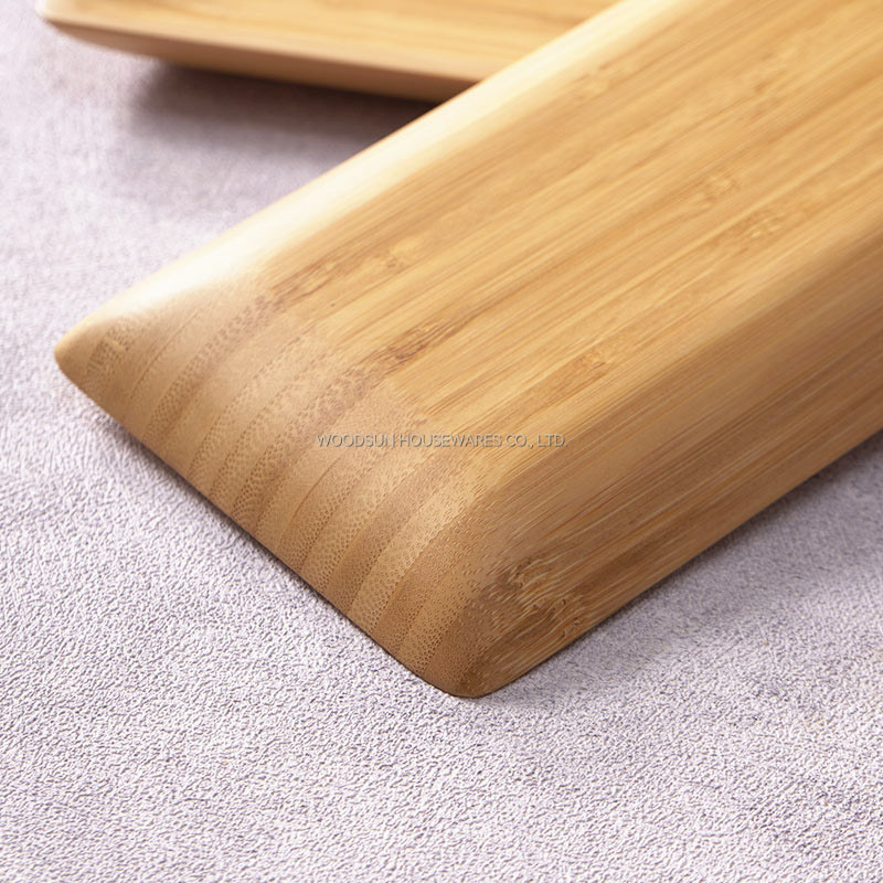 Woodsun Eco Friendly Bamboo Serving Plate Reusable