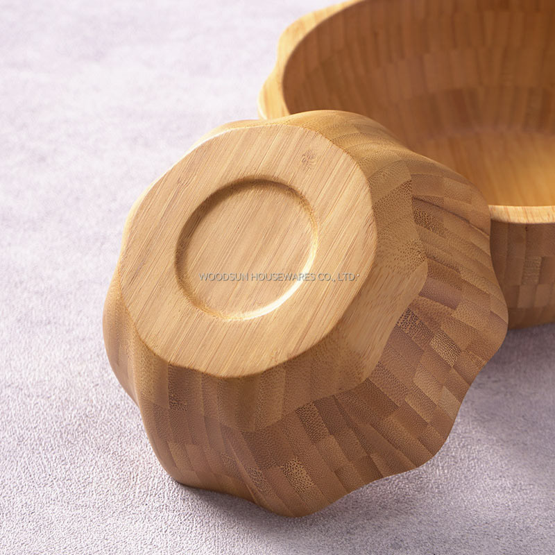 Woodsun Factory Kitchen Accessories Bamboo Salad Bowl