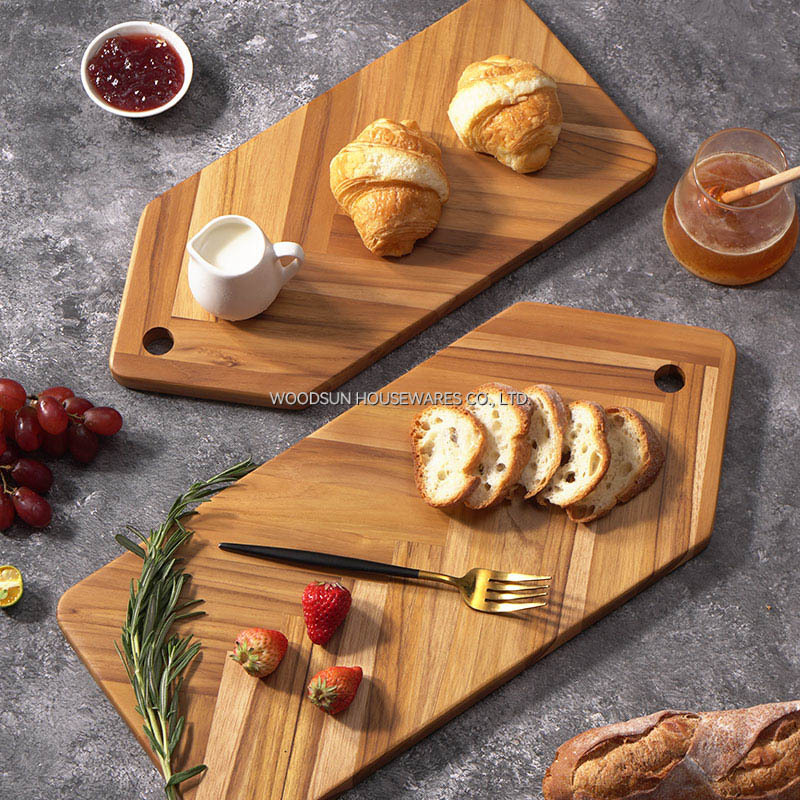 Woodsun Restaurant Hotel Custom Large Irregular Fruit Plate Serving Board