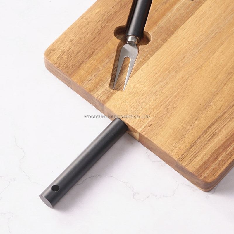 Woodsun Custom Manufacturer Wooden Acacia Board Charcuterie Cheese Board