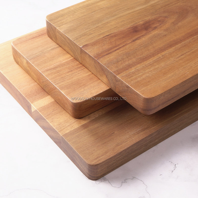 Woodsun Acacia Wood Long Cutting Board With Handle 2025