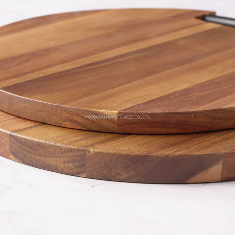 Woodsun Wood and Tube Structure Multifunctional Wholesale Cutting Boards Acacia Wood For Kitchen