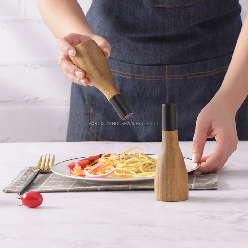 WOODSUN Customization Porcelain Salt And Pepper Shakers