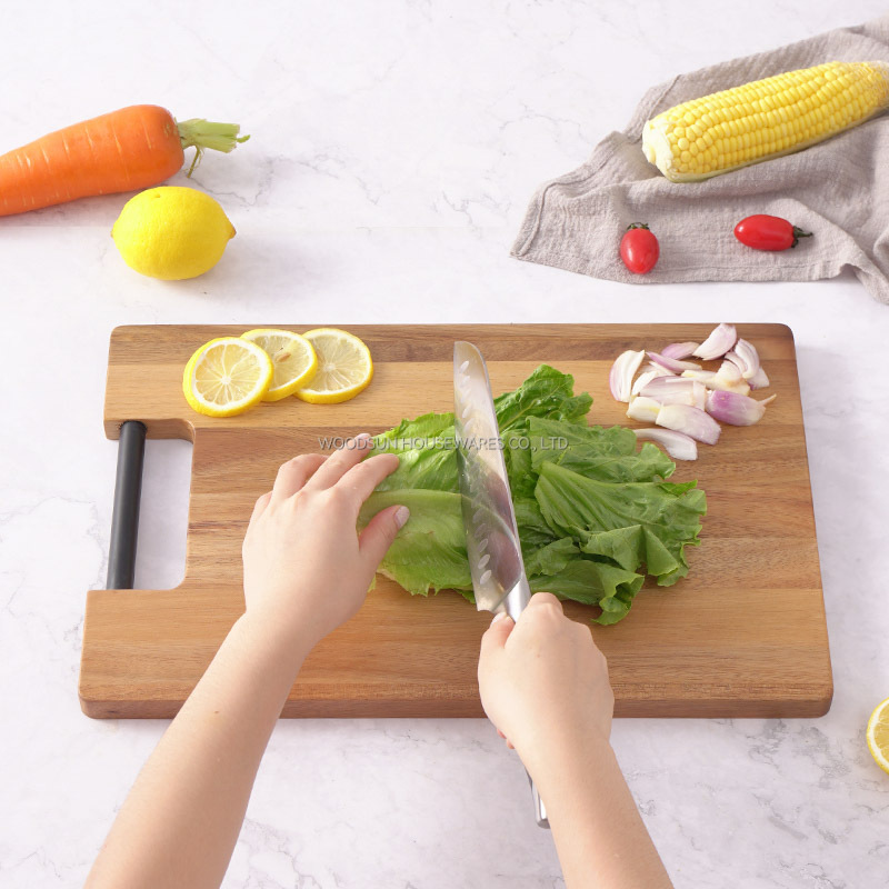 Woodsun Wood and Tube Structure Custom Wooden Cutting Board Kitchen