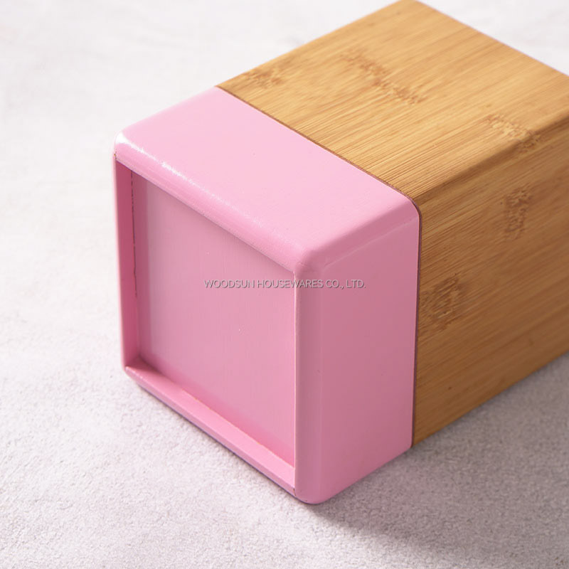 Woodsun Cutlery Holder Bamboo Plastic Kitchen Cooking Spatula Utensil Holder