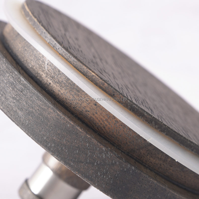 Woodsun Wood Kitchen Food Storage Containers Glass Canister For Sale