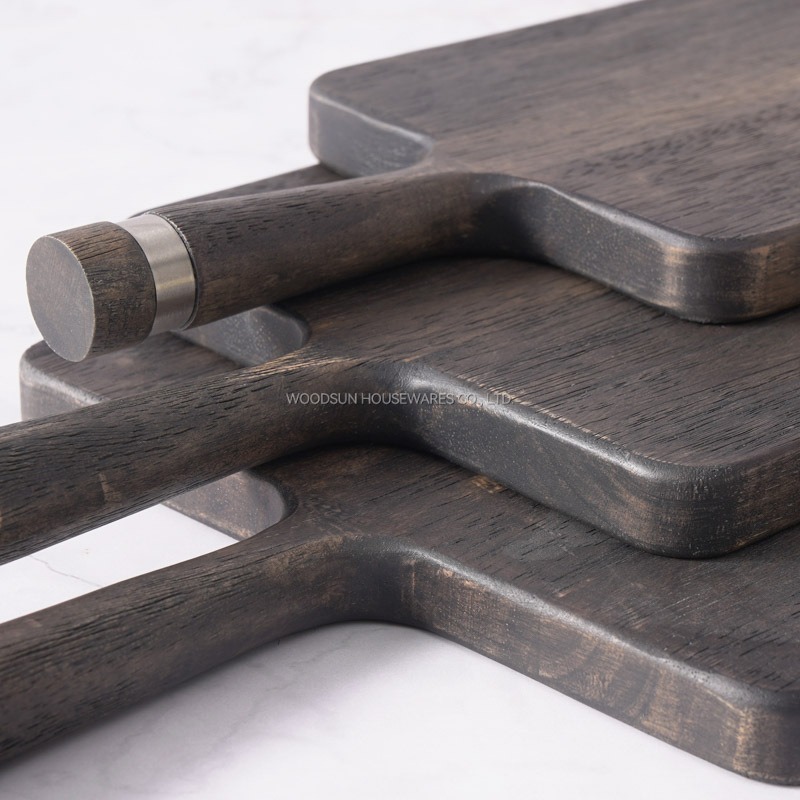 Woodsun Custom Manufacturer Long Paddle Serving Board Kitchen Cutting Board