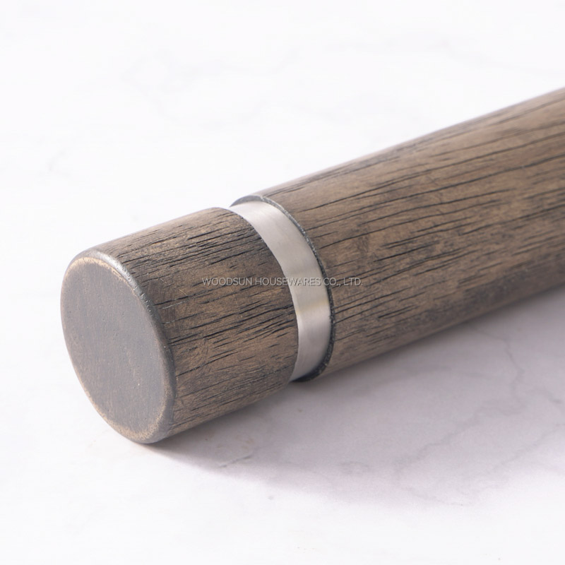 Woodsun 2024 Classic Kitchen Wholesale Stainless Steel Wooden Rolling Pin