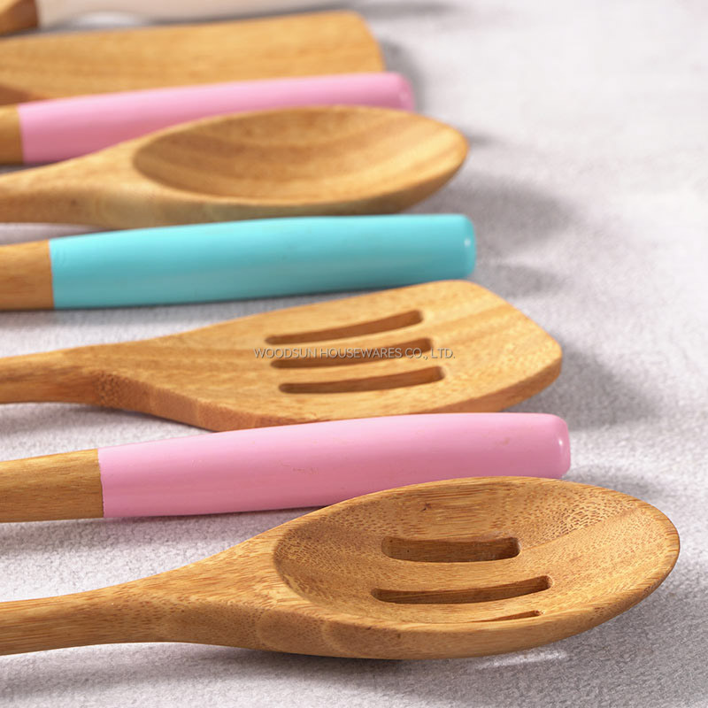 Woodsun Custom Kitchen Accessories Cooking Tools Set Utensils Silicone Kitchen Utensils Sets Cooking Utensils