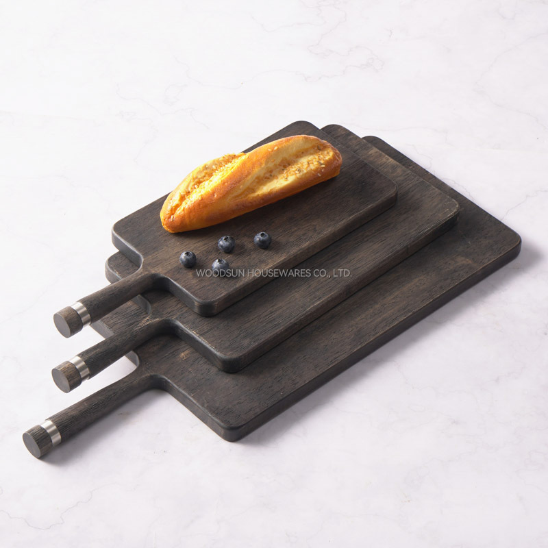 Woodsun Custom Manufacturer Long Paddle Serving Board Kitchen Cutting Board