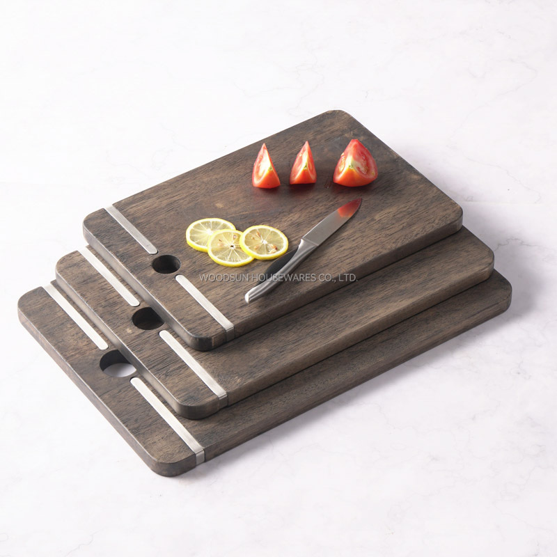 Woodsun Manufacturer Custom Wood Food Cutting Board Chopping Blocks For Commercial