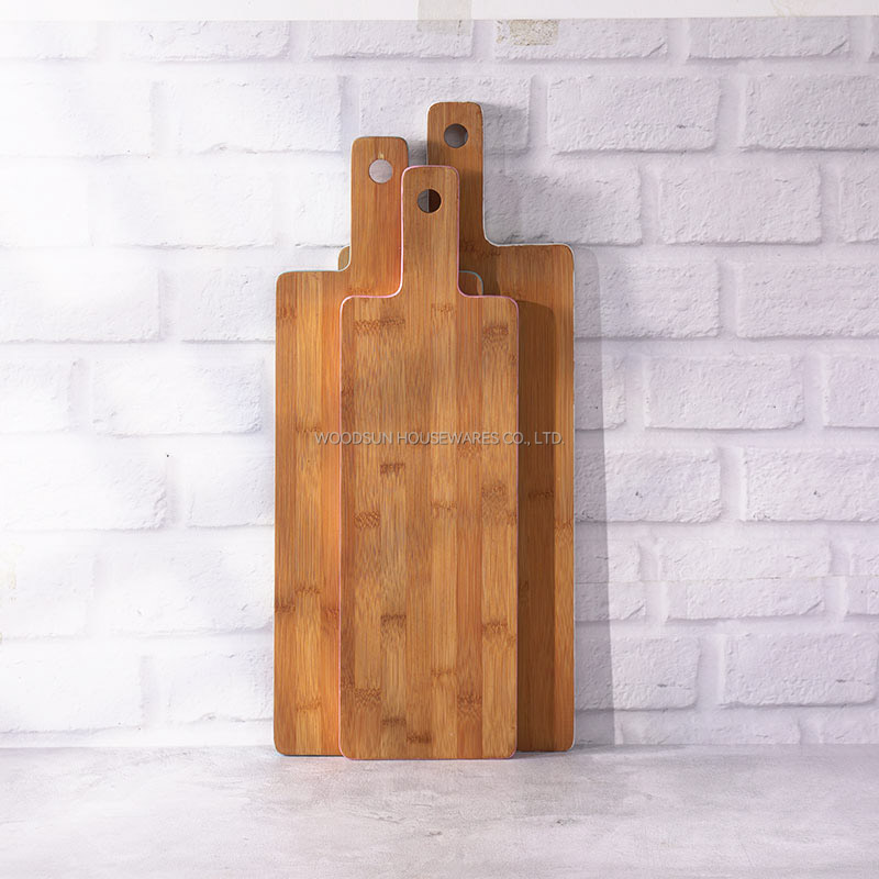 Woodsun Kitchen Party Bamboo Silicone Cutting Serving Board