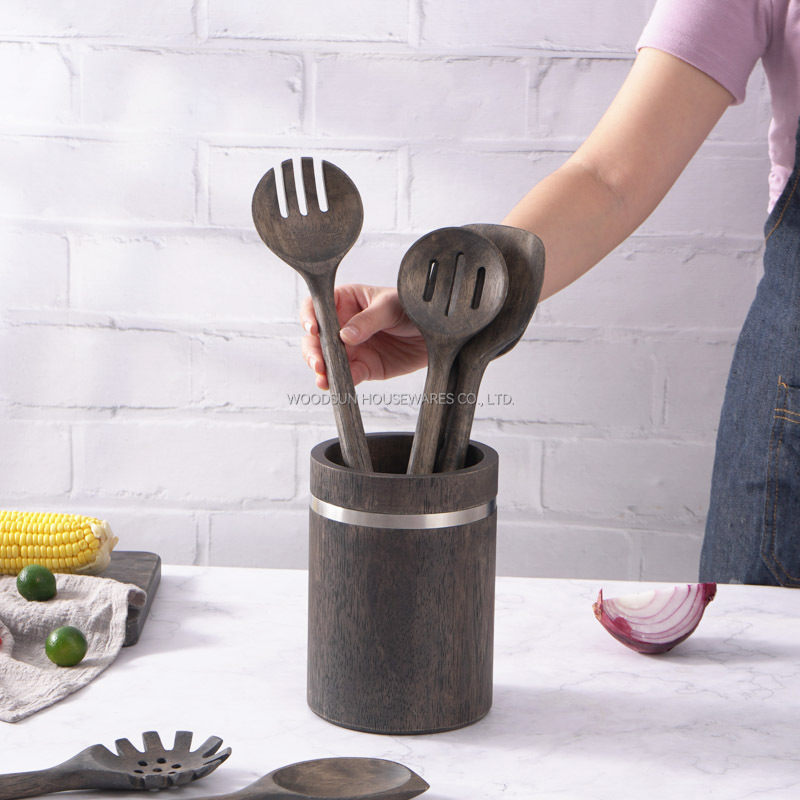 Woodsun Kitchen Utensil Holder Cooking Tools Holder