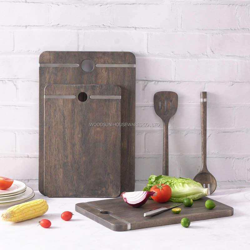 Woodsun Manufacturer Custom Wood Food Cutting Board Chopping Blocks For Commercial