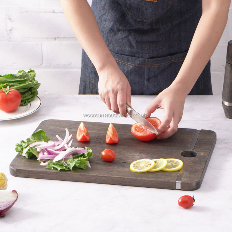Woodsun Manufacturer Custom Wood Food Cutting Board Chopping Blocks For Commercial