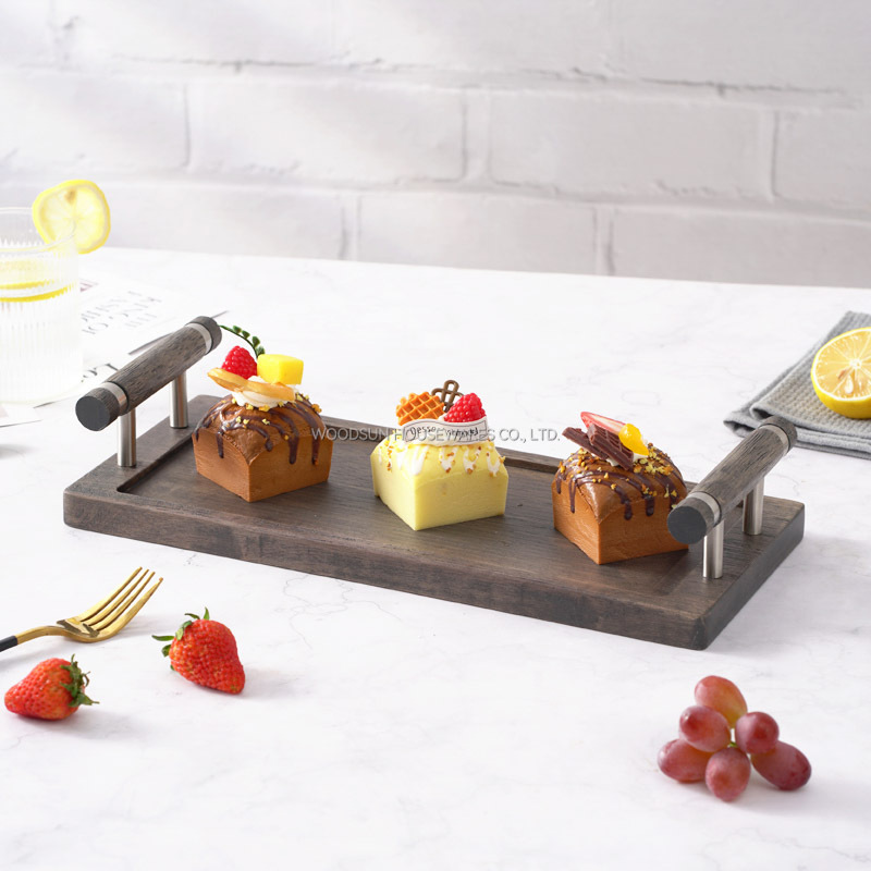 Woodsun Serving Plate Custom Serving Tray Decorate For Hotel Restaurant Commercial 2025