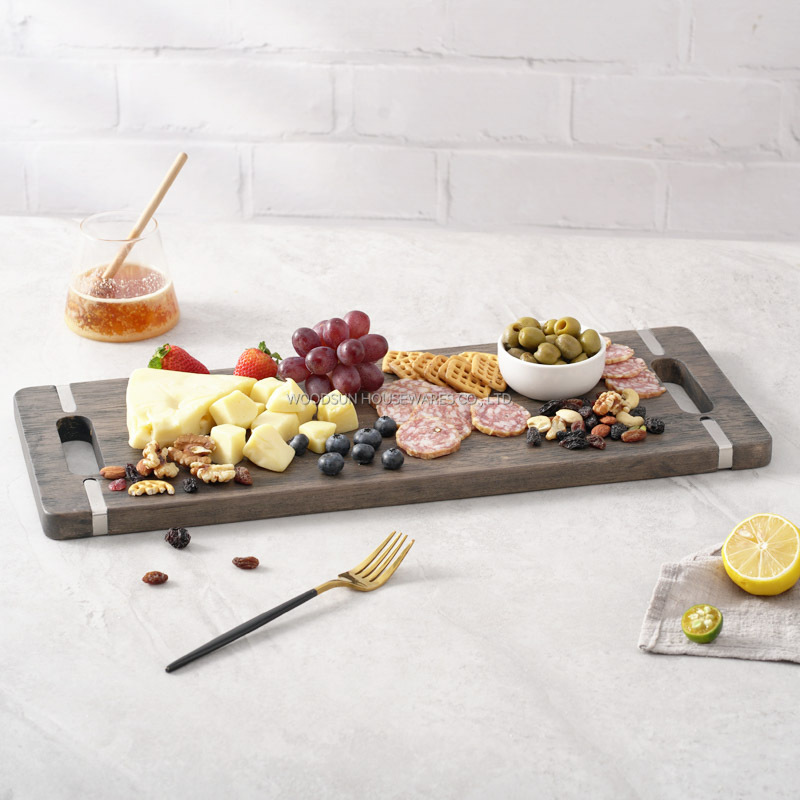 Woodsun Manufacturer Custom Wood Cutting Board Kitchen Serving Wooden Board Set