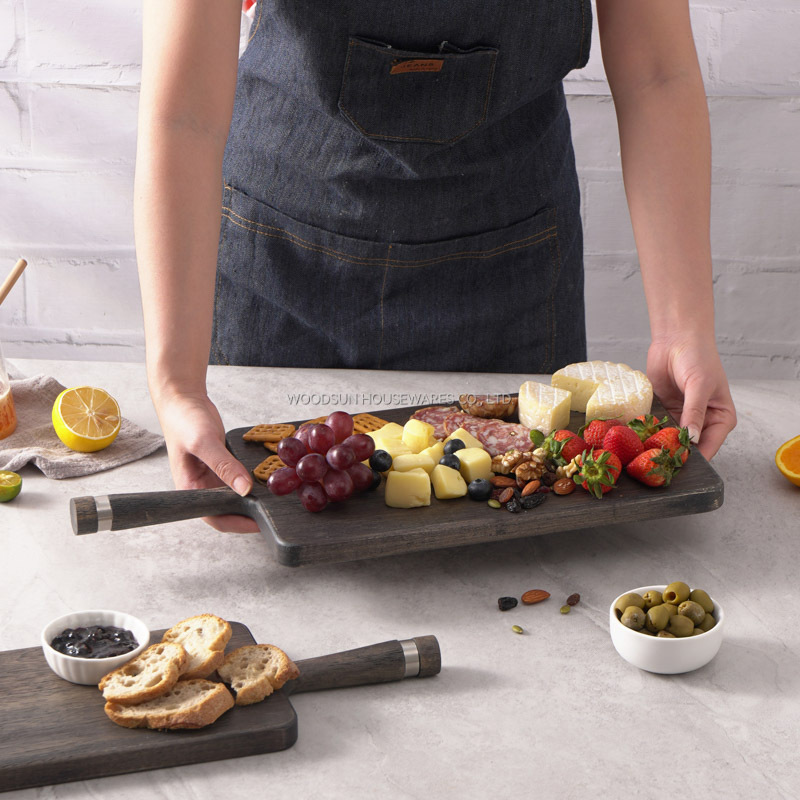 Woodsun Custom Manufacturer Long Paddle Serving Board Kitchen Cutting Board
