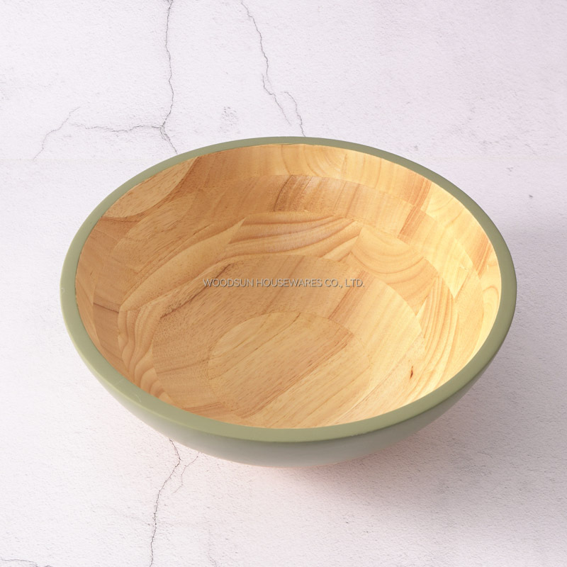 Woodsun Kitchen Accessories Wooden Mini Salad Bowls Custom Salad Bowl Manufacturer