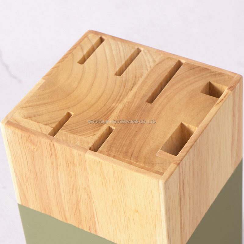 WoodSun Manufacturer Knife Block Wood Kitchen Knife Holder