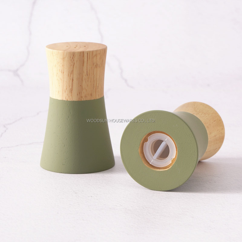 Woodsun Manufacturer Customized Decorative Salt And Pepper Shakers Spice Container
