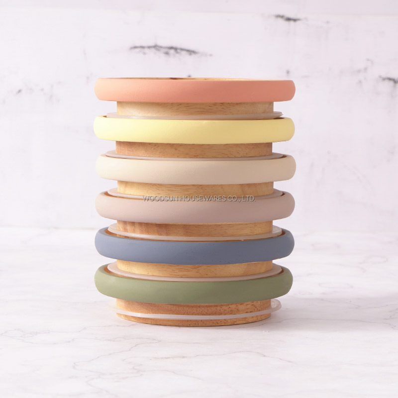 Woodsun Food Storage Jar Container Glass Canister For Kitchen Custom Manufacturer