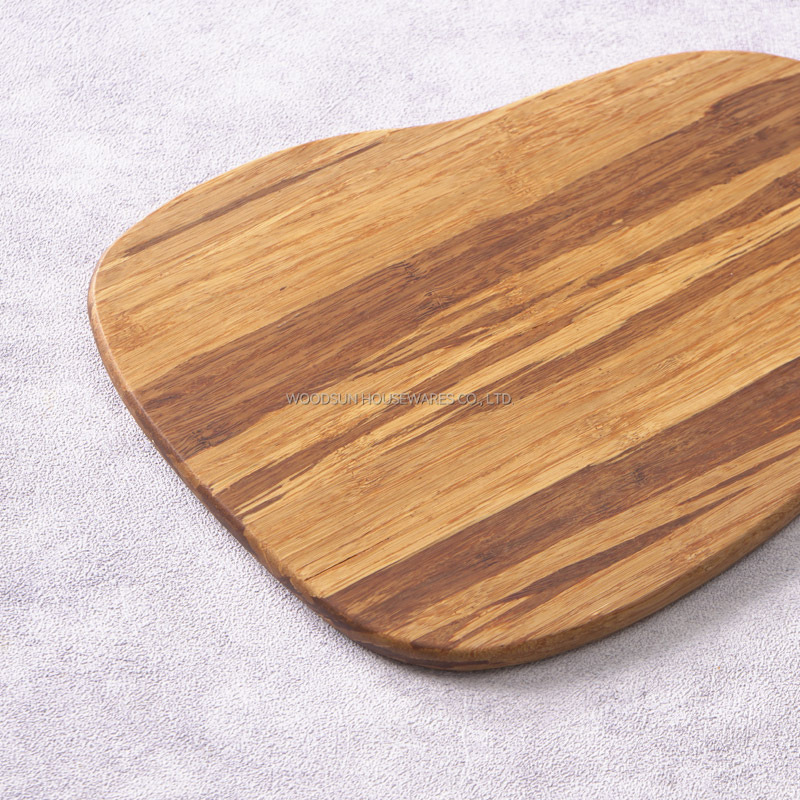 Woodsun Custom Drumstick Shape Bamboo Kitchen Cutting Board Wholesale Serving Board With Handle
