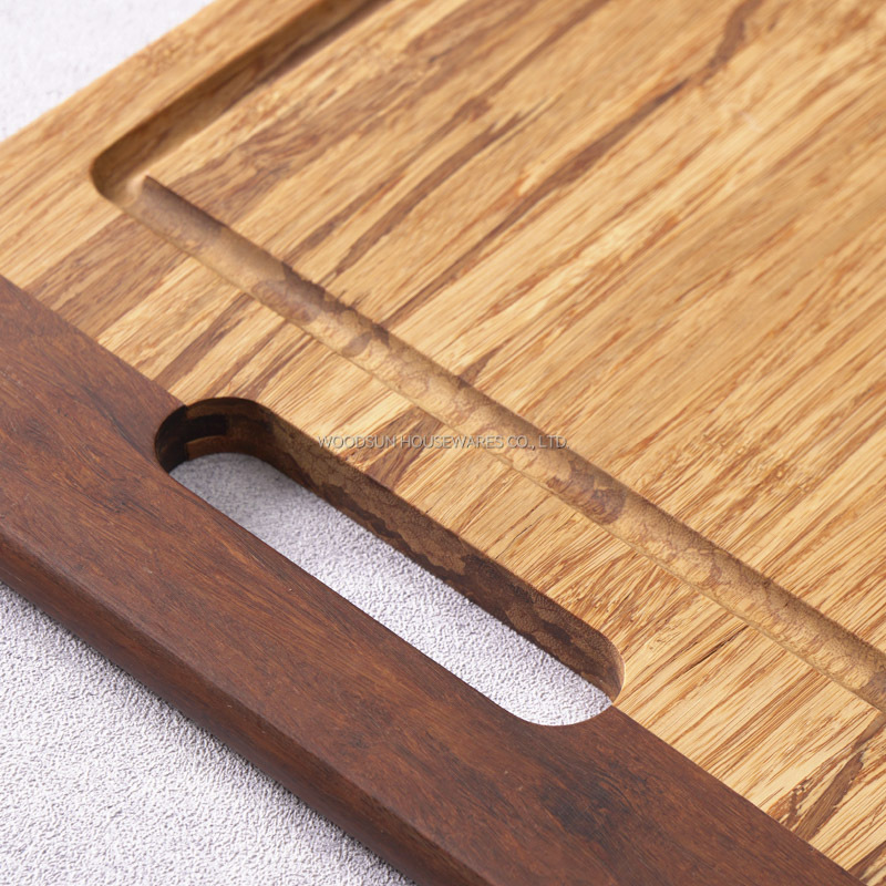 Woodsun Factory 2024 Fruit Cutting Bamboo Cutting Board Kitchen With Groove